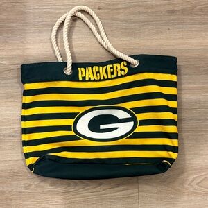 Green Bay Packers Striped Tote Bag